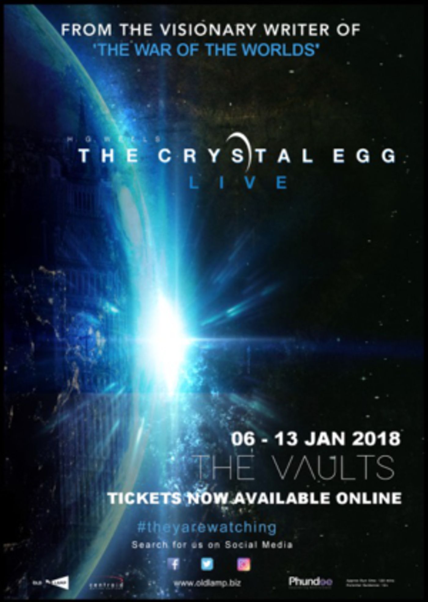 THE CRYSTAL EGG LIVE London's Newest Sci-Fi Multimedia Experience To Premiere At The Vaults  Image