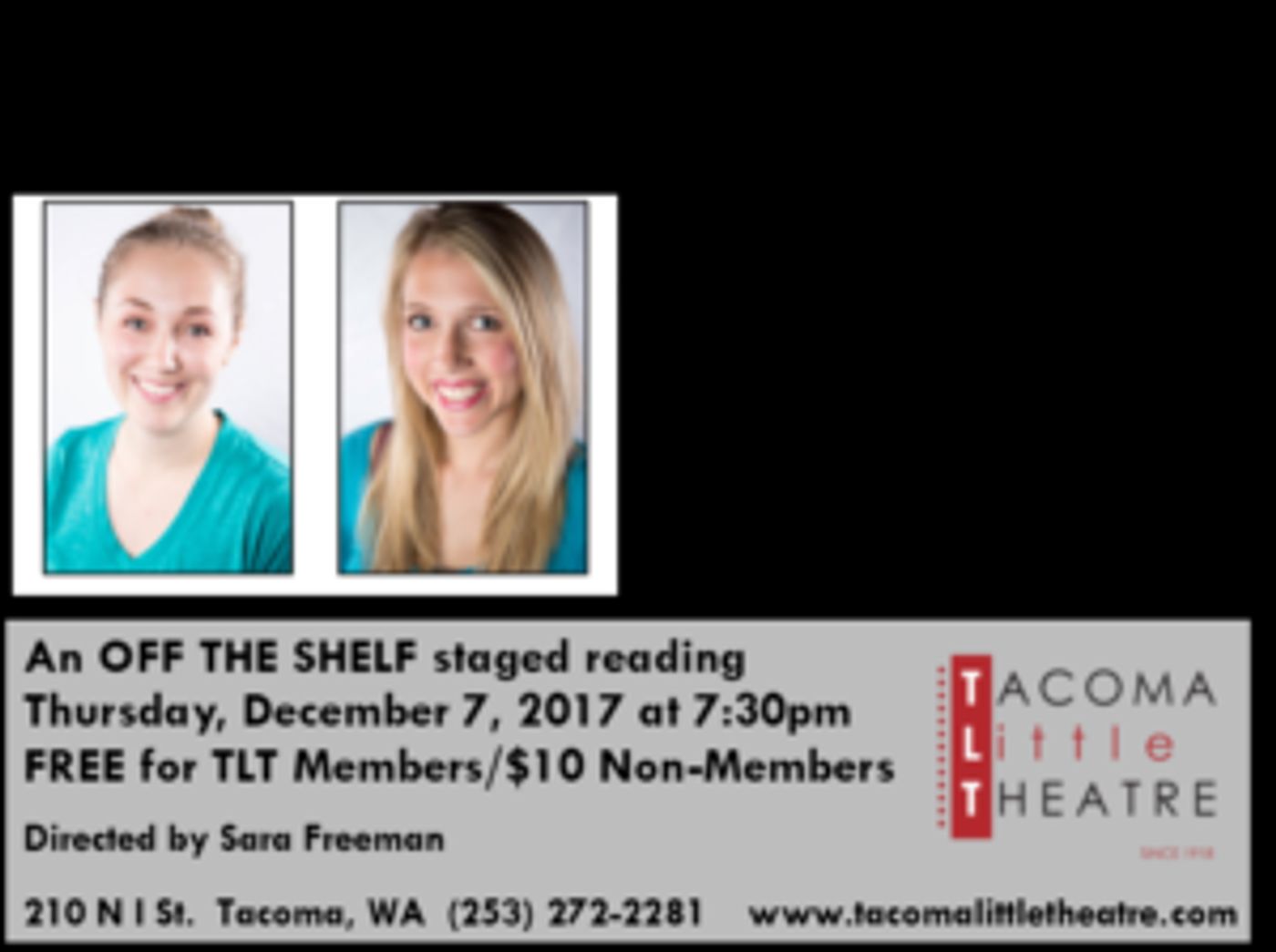 Tacoma Little Theatre'S 'OFF THE SHELF' presents A TASTE OF HONEY  Image