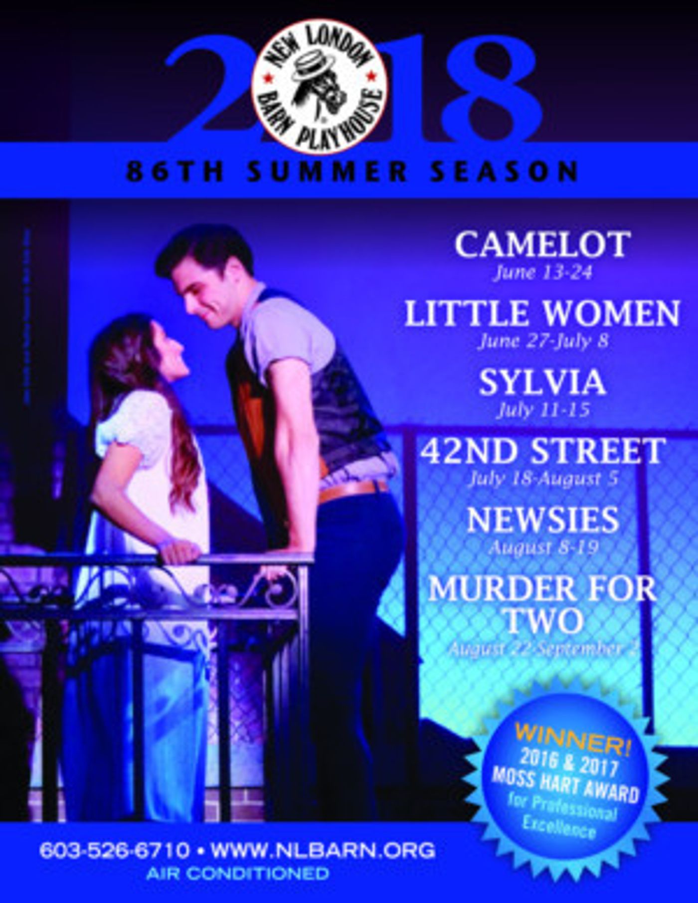 New London Barn Playhouse Announces 2018 Season  Image