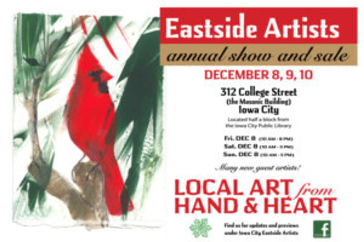 Eastside Artists Announce Annual Holiday Art Show Image