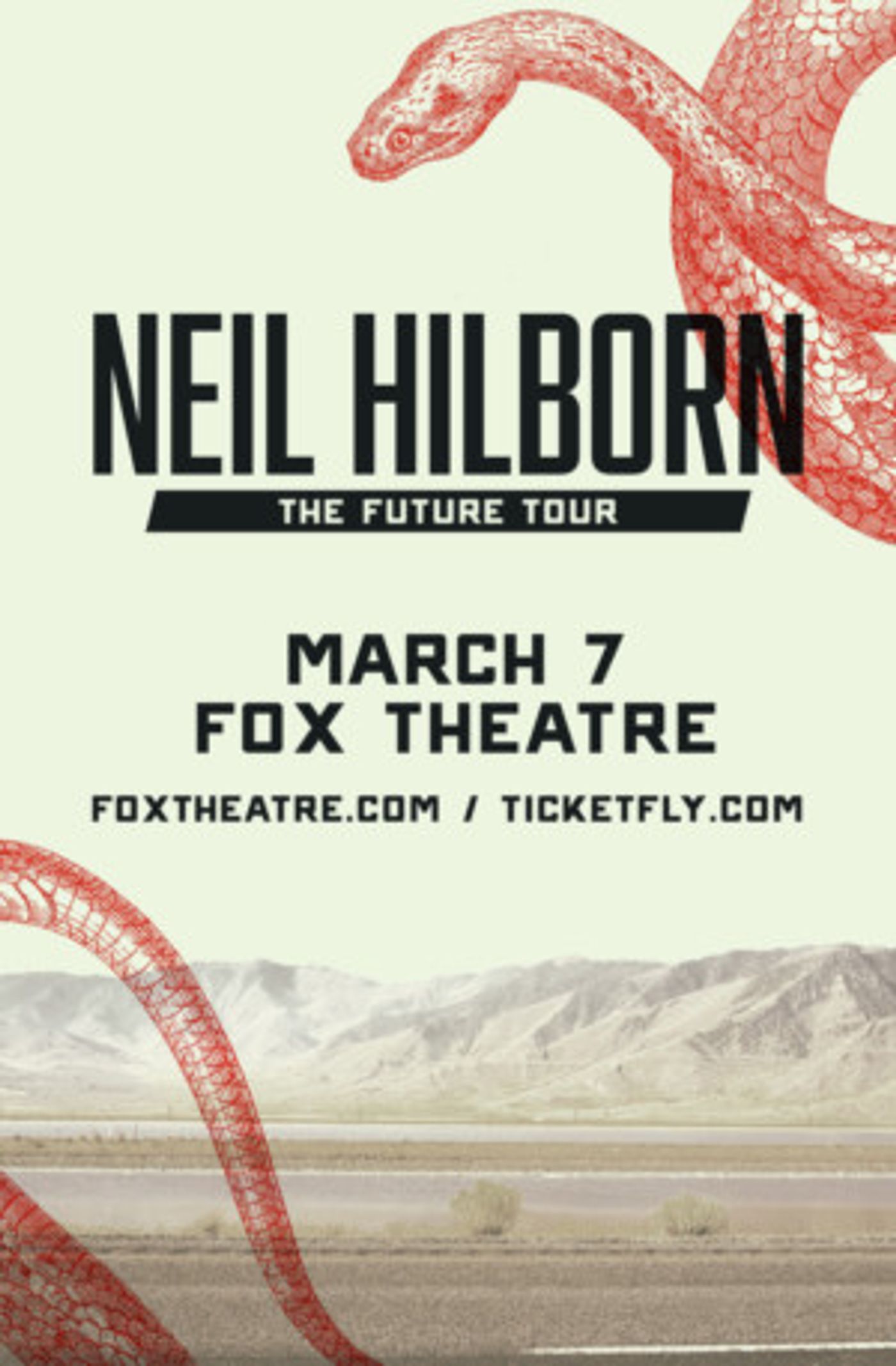NEIL HILBORN Comes to the Fox Theatre, 3/7  Image
