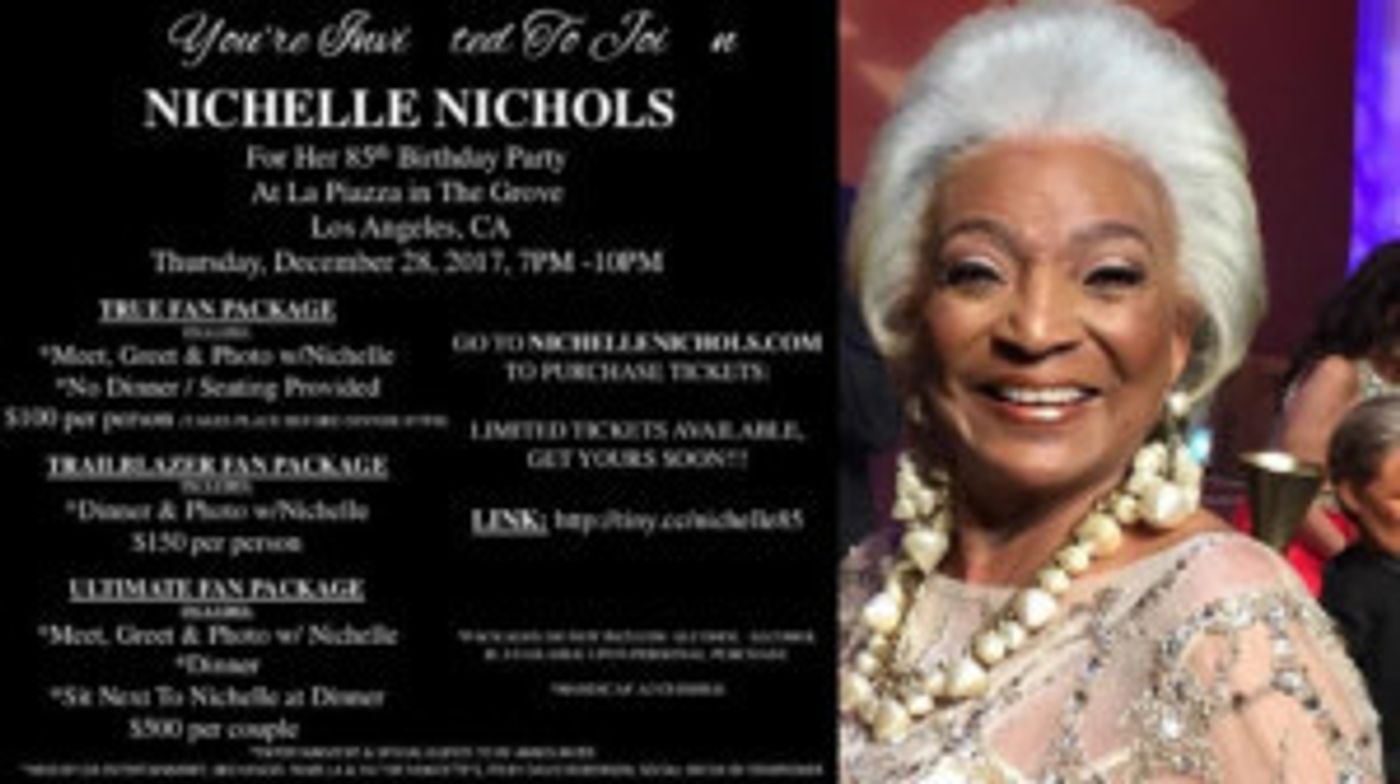 Nichelle Nichols' Announces 85th Birthday Party In L.A.  Image