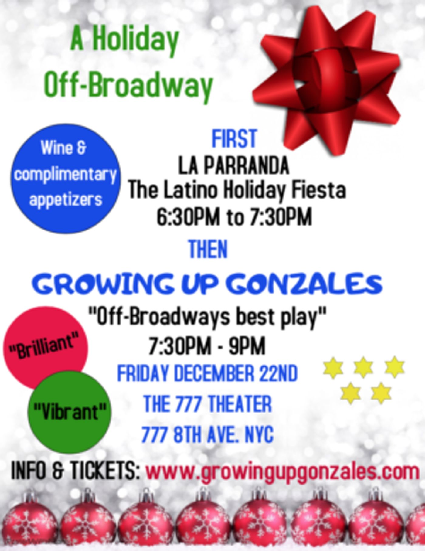 LA PARRANDA and GROWING UP GONZALES Come to the 777 Theater  Image