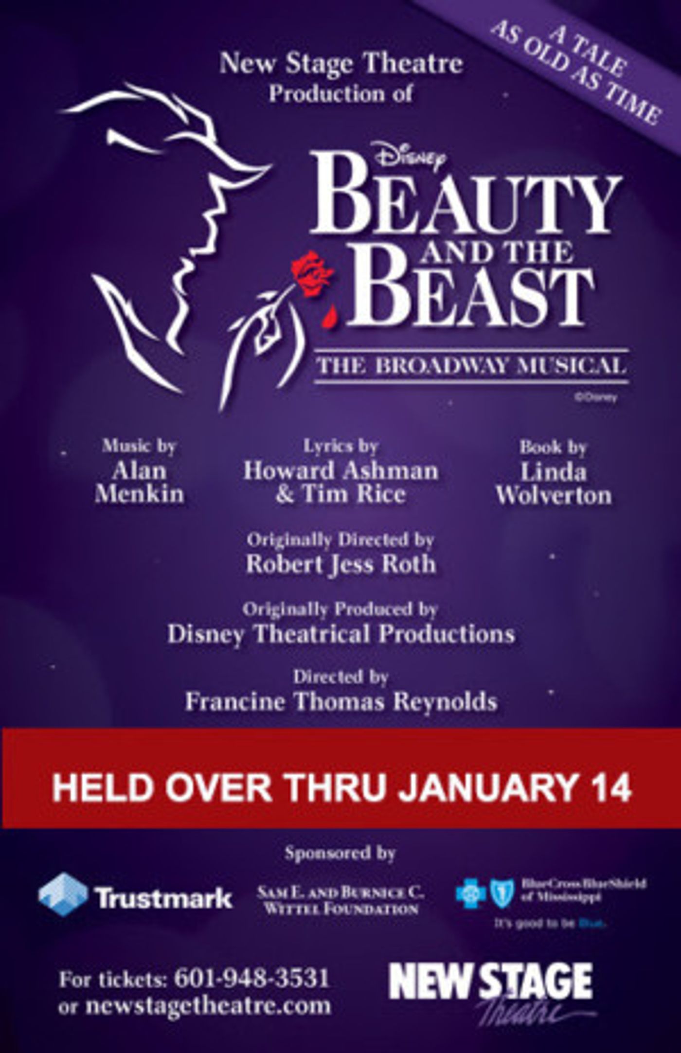 Disney's BEAUTY AND THE BEAST Extended By Popular Demand!  Image