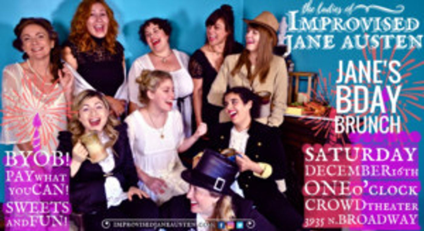Improvised Jane Austen to Present JANE'S BDAY BRUNCH at The Crowd Theater  Image