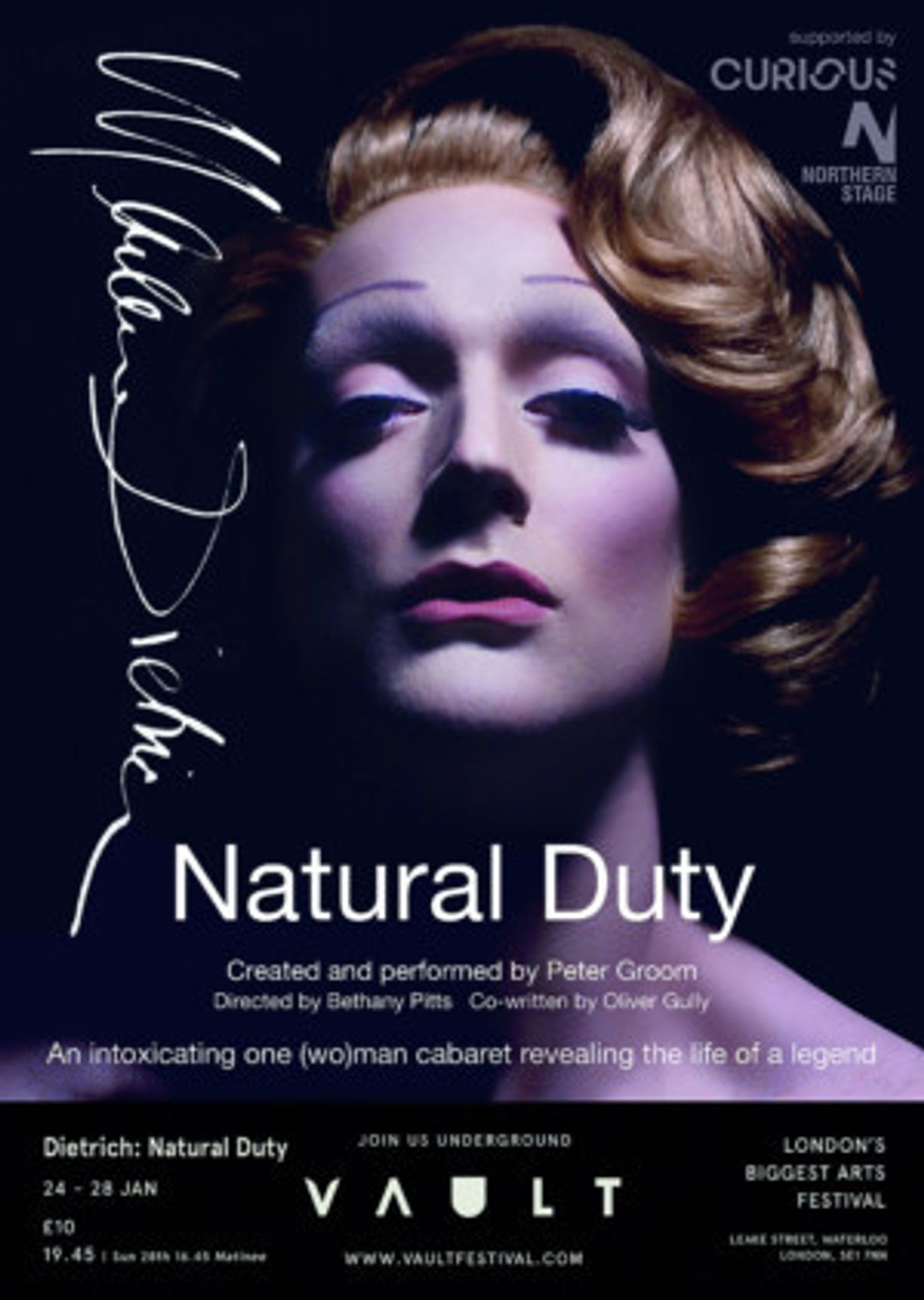 DIETRICH - NATURAL DUTY is an Intoxicating Mix Of Theatre, Cabaret, and Drag  Image