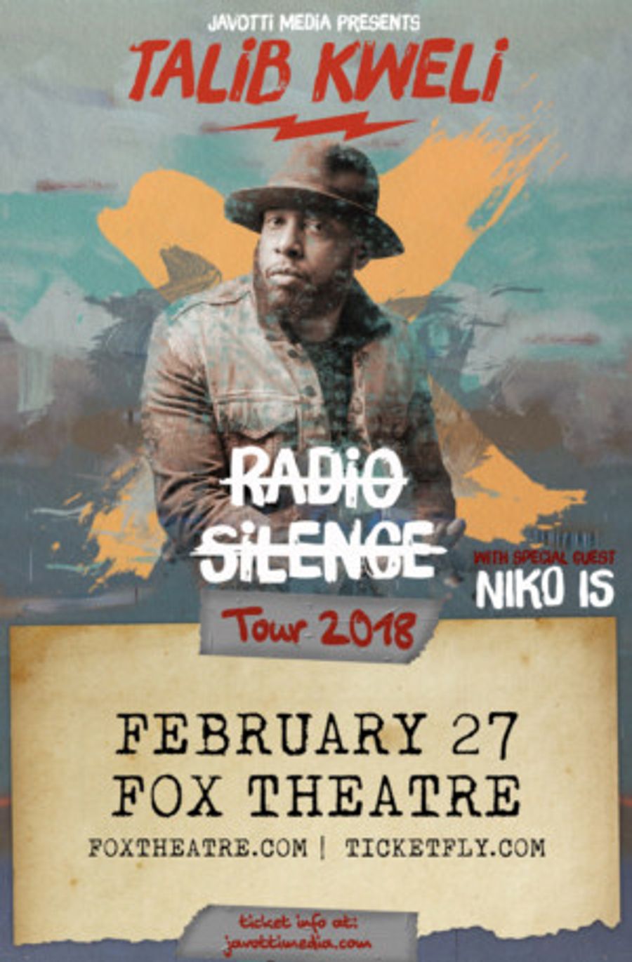 Talib Kewli to Perform at the Fox Theatre This February Image