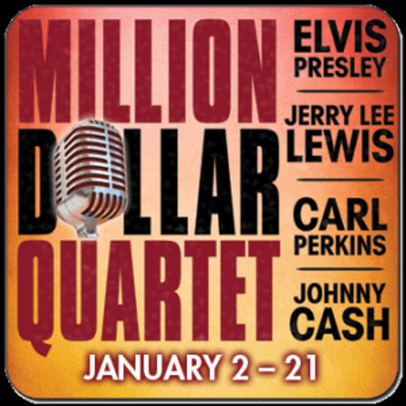 MILLION DOLLAR QUARTET to Rock the Riverside Theatre for Two More Performances  Image