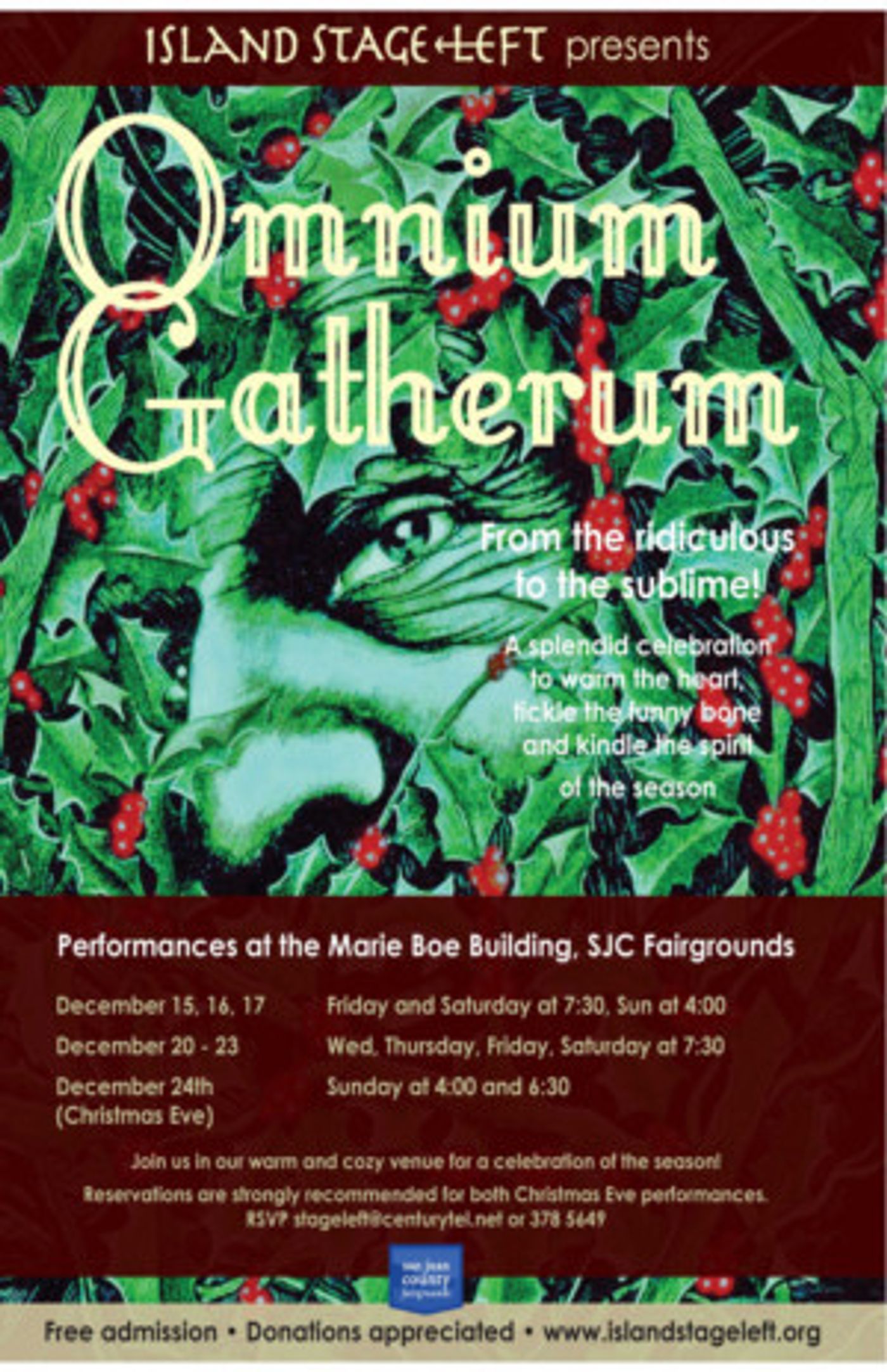 Come One, Come All to Stage Left's Holiday Production OMNIUM GATHERUM  Image