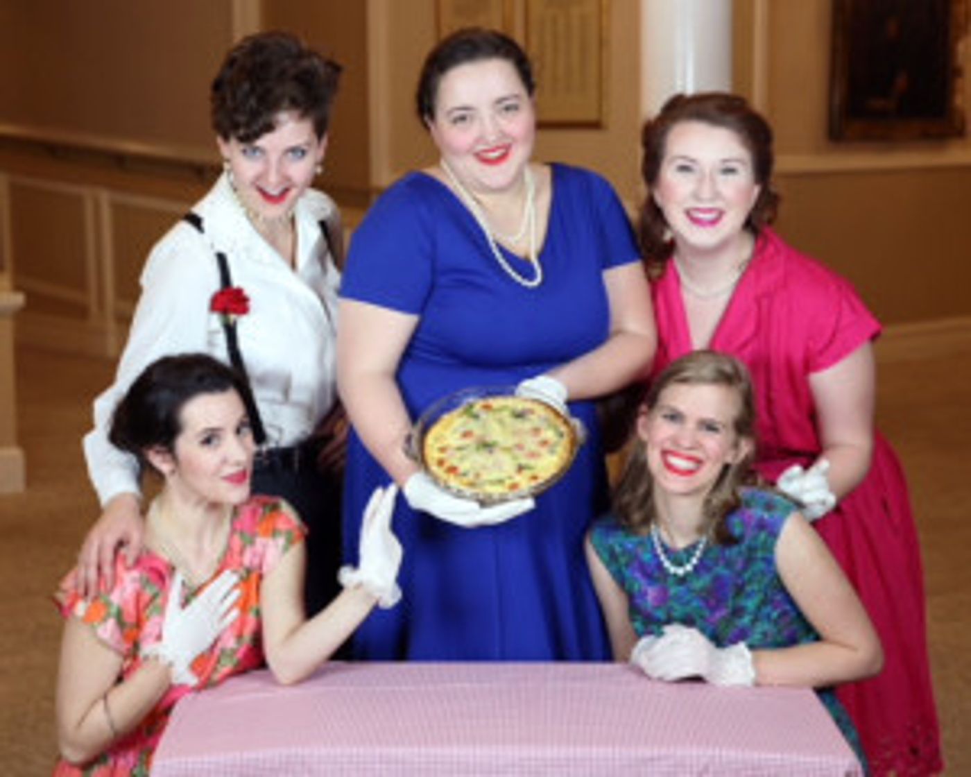 Proud Mary Theatre Company Presents 5 LESBIANS EATING A QUICHE  Image