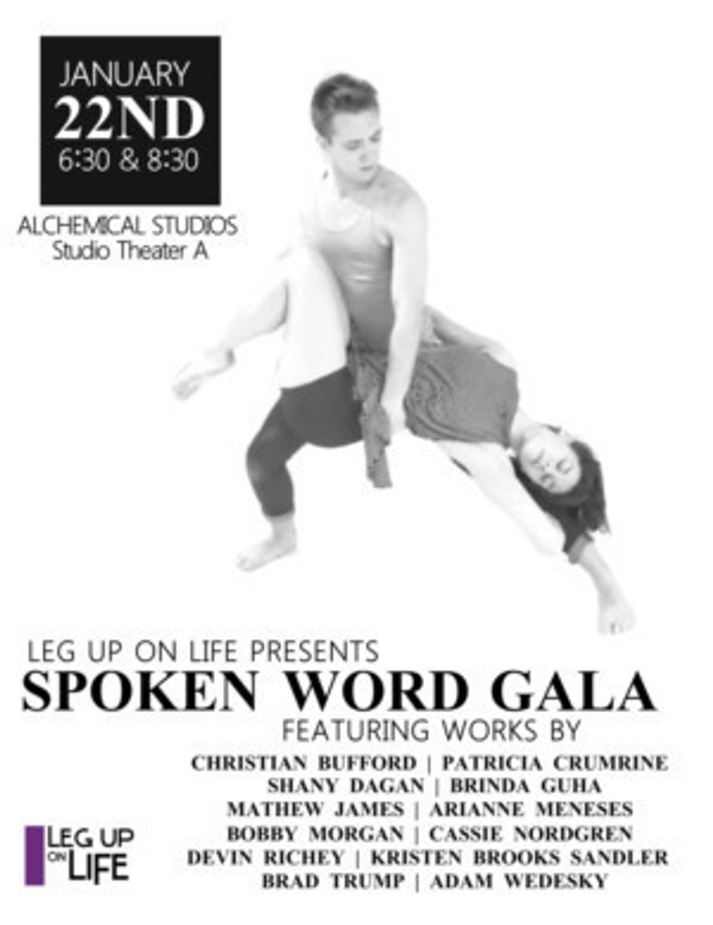 Leg Up on Life Presents The Spoken Word Gala  Image