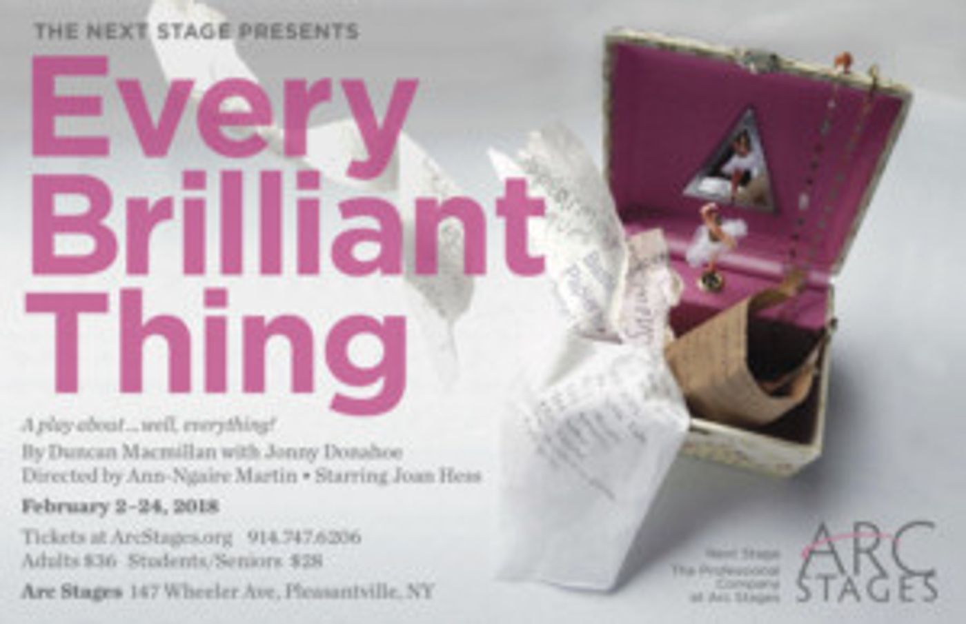 Arc Stages Presents EVERY BRILLIANT THING  Image