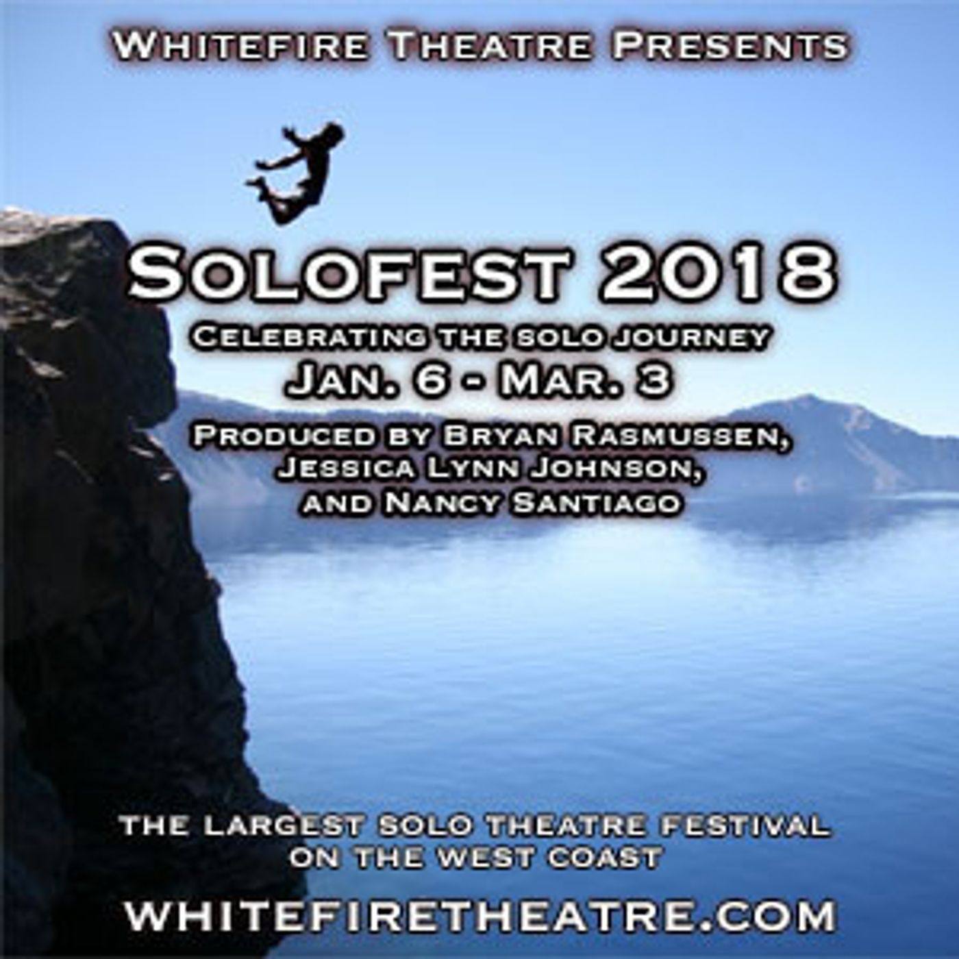 Whitefire Theatre presents SOLOFEST 2018 - 50 Shows In 60 Days  Image