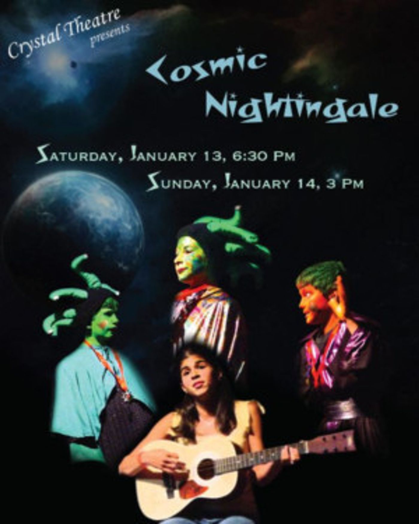 COSMIC NIGHTINGALE Opens This Weekend At Crystal Theatre  Image