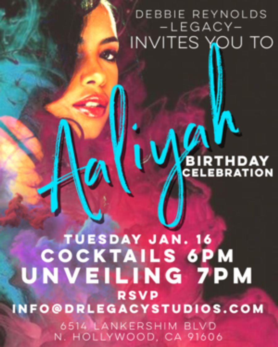 Debbie Reynolds Legacy Studios to Host Aaliyah Mural Reveal and Birthday Party  Image