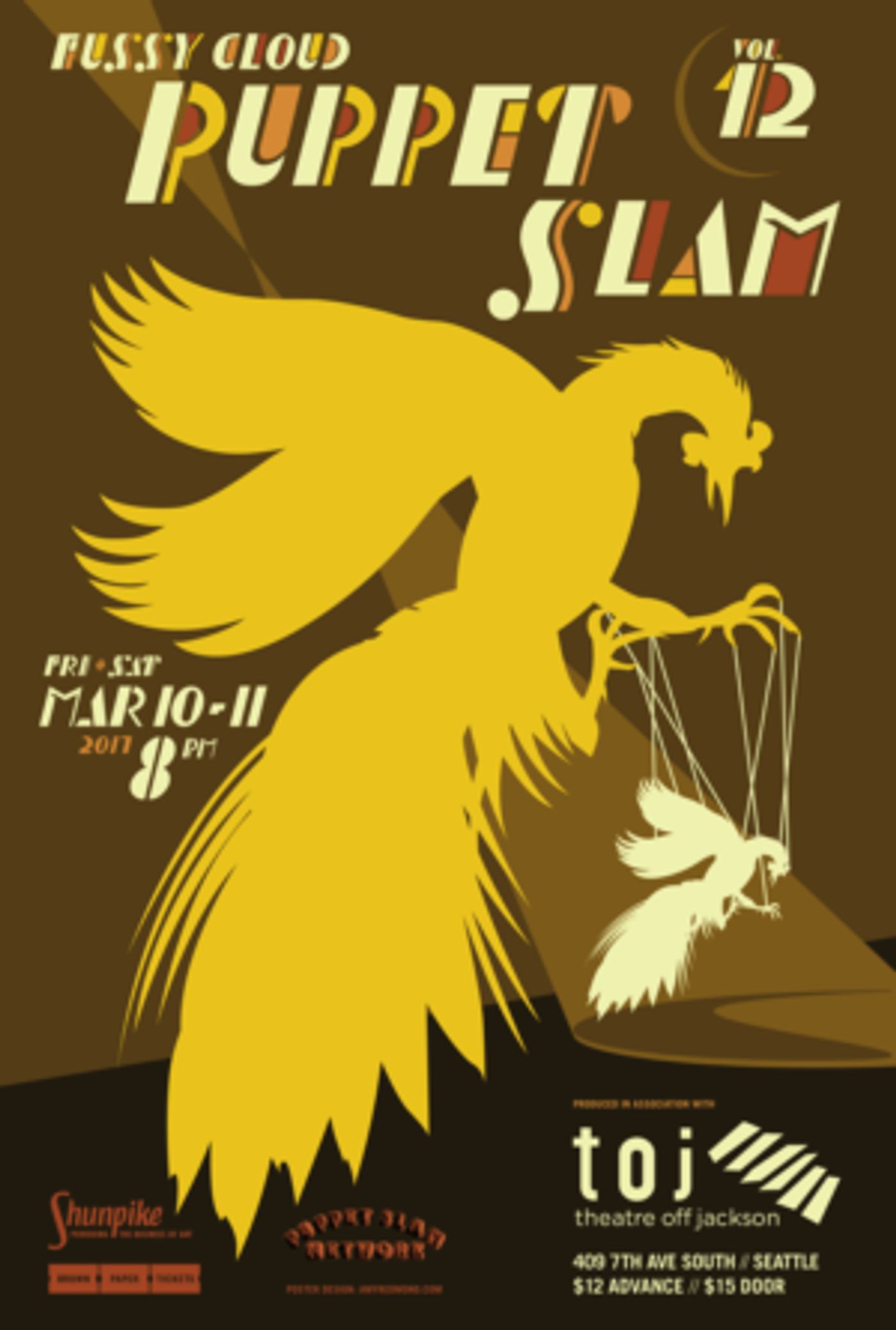 A Call to Action For Artists For FUSSY CLOUD PUPPET SLAM - Volume 14  Image