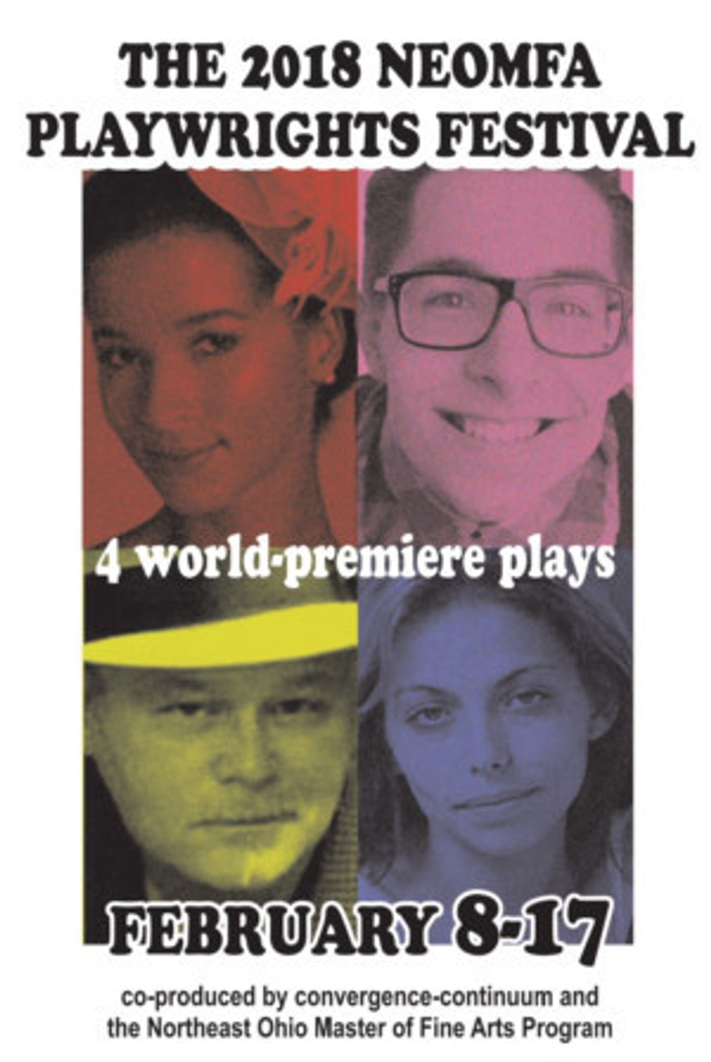 convergence-continuum presents NEOMFA Playwrights Festival  Image