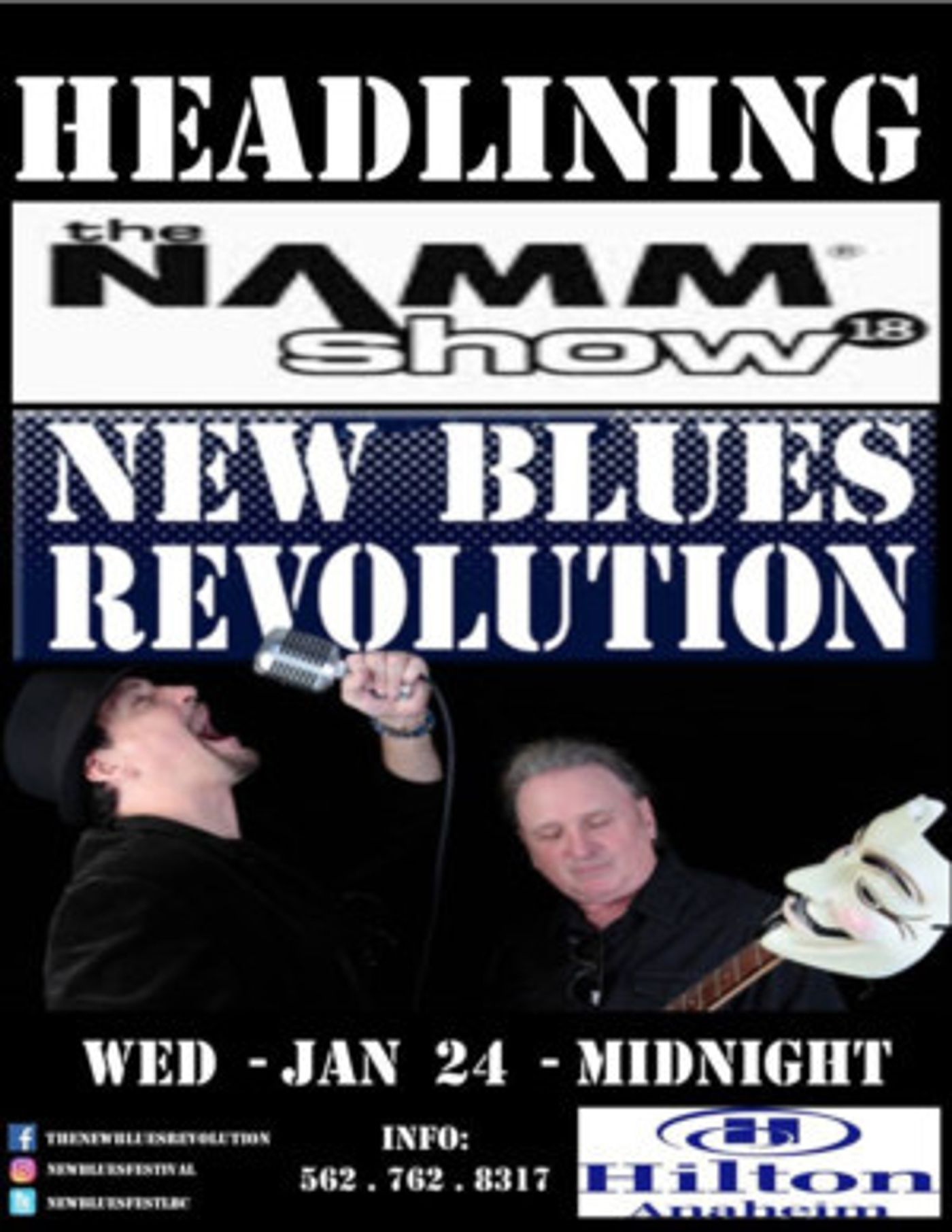 New Blues Revolution Headline NAMM Concert Tonight At Hilton Anaheim  Image