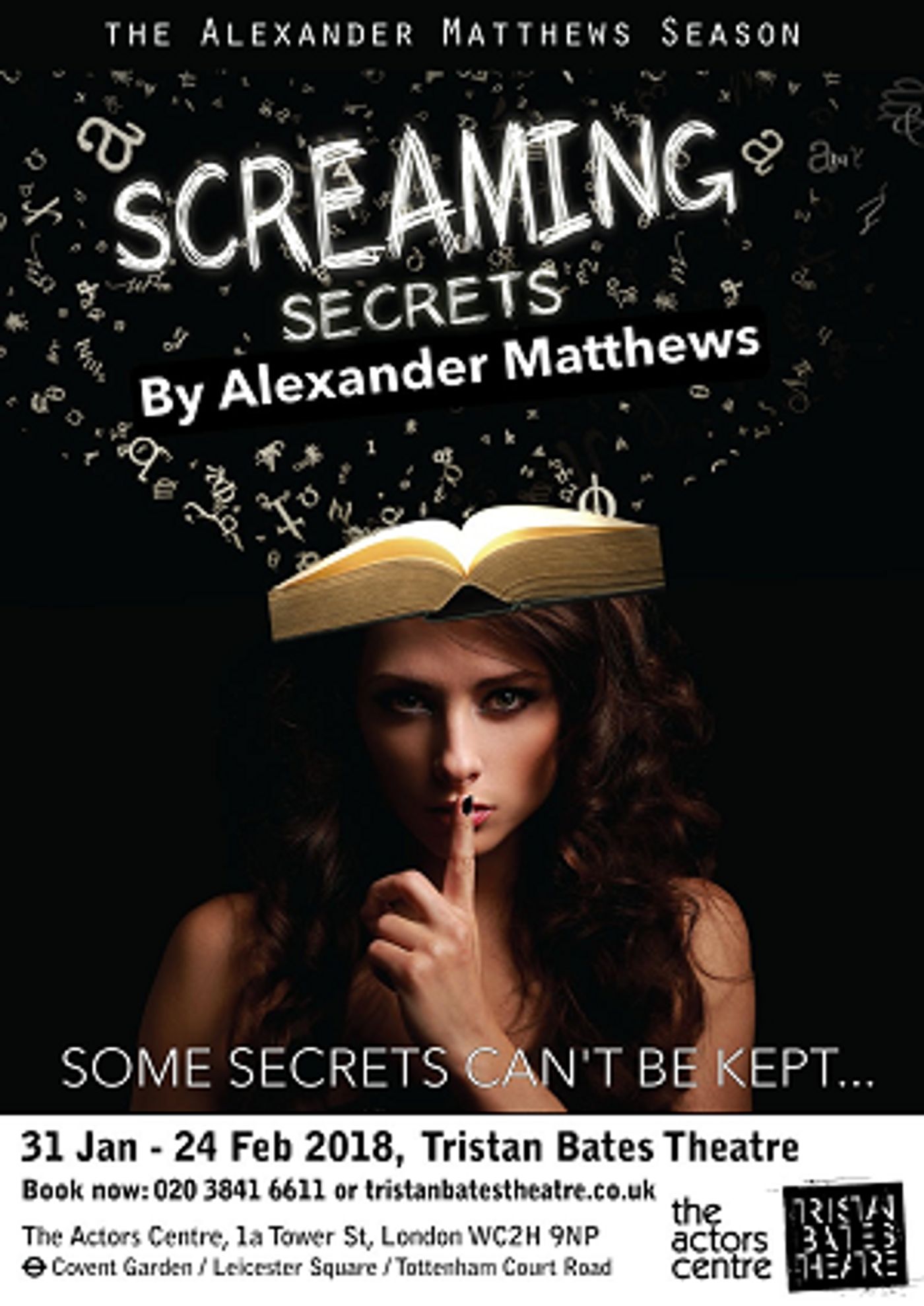 SCREAMING SECRETS Comes to the Tristan Bates Theatre  Image