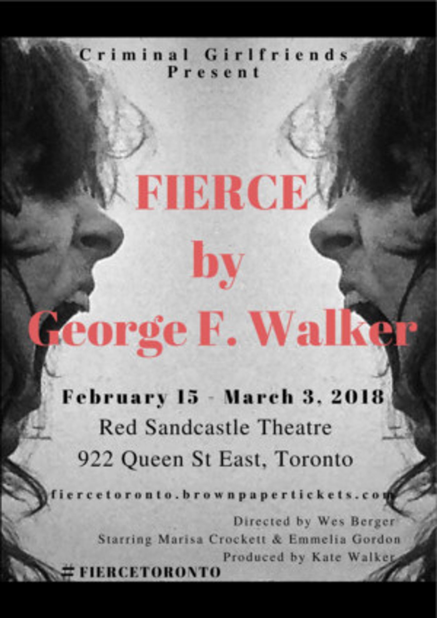 New George F. Walker Play FIERCE Runs February 15-March 3  Image