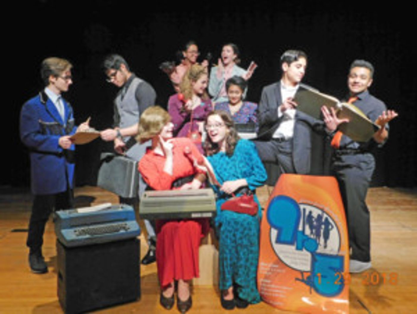 EmersonJSHS Mounts Stage Hit 9 TO 5 THE MUSICAL  Image