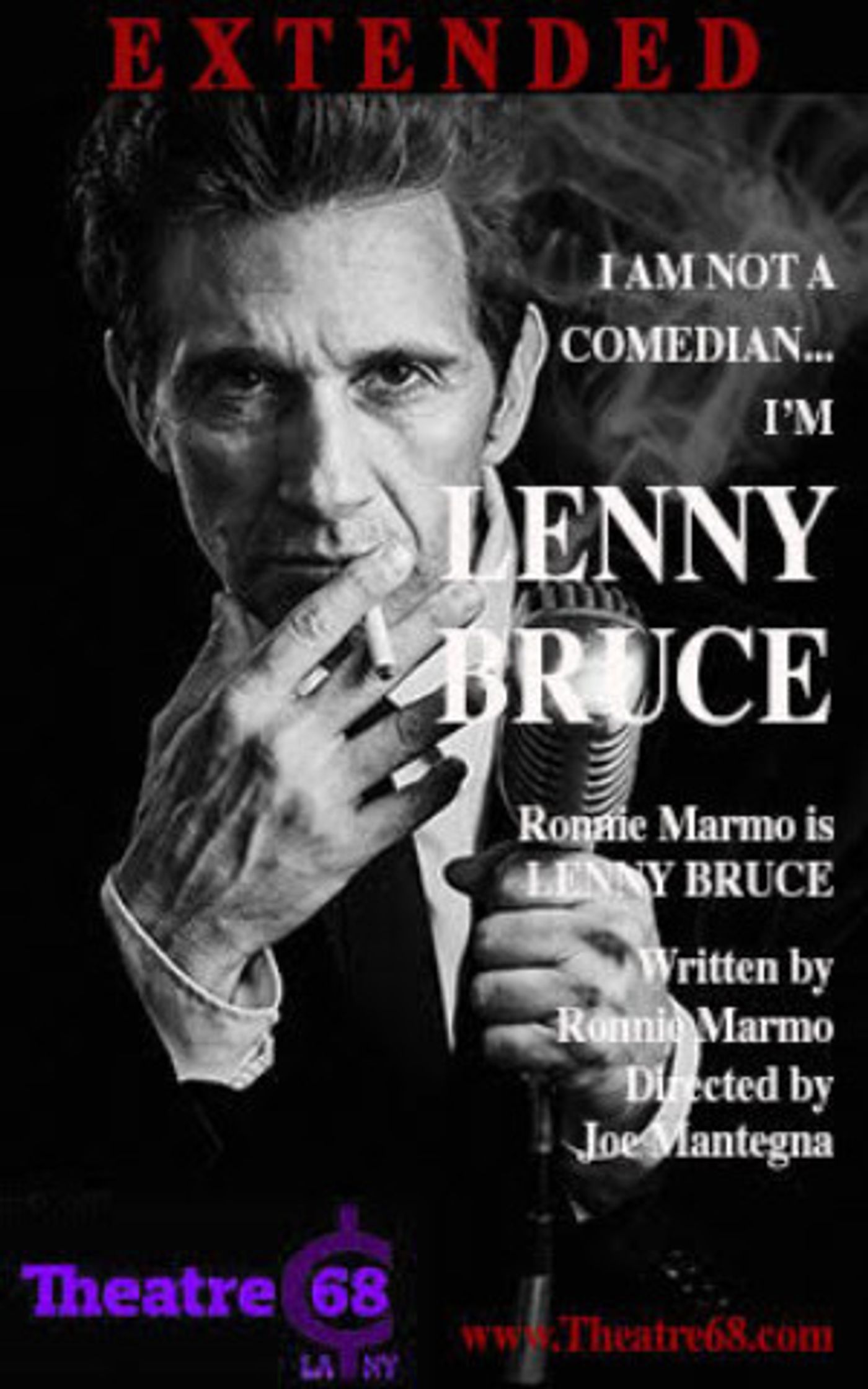 I'M LENNY BRUCE Celebrates 75th Performance; Extends Through March 2018 at Theatre 68  Image