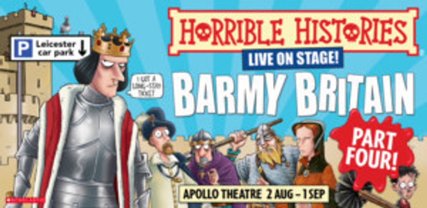 Birmingham Stage Company Announce A Brand New Installment Of HORRIBLE HISTORIES: BARMY BRITAIN  Image