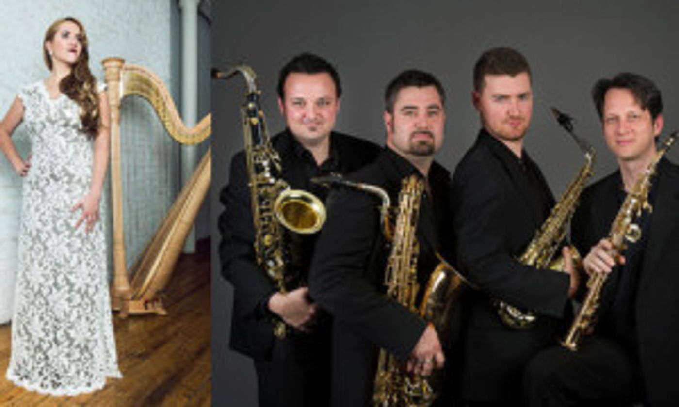 Nexas Sax Quartet With Harpist Emily Granger Present AN AMERICAN IN PARIS  Image