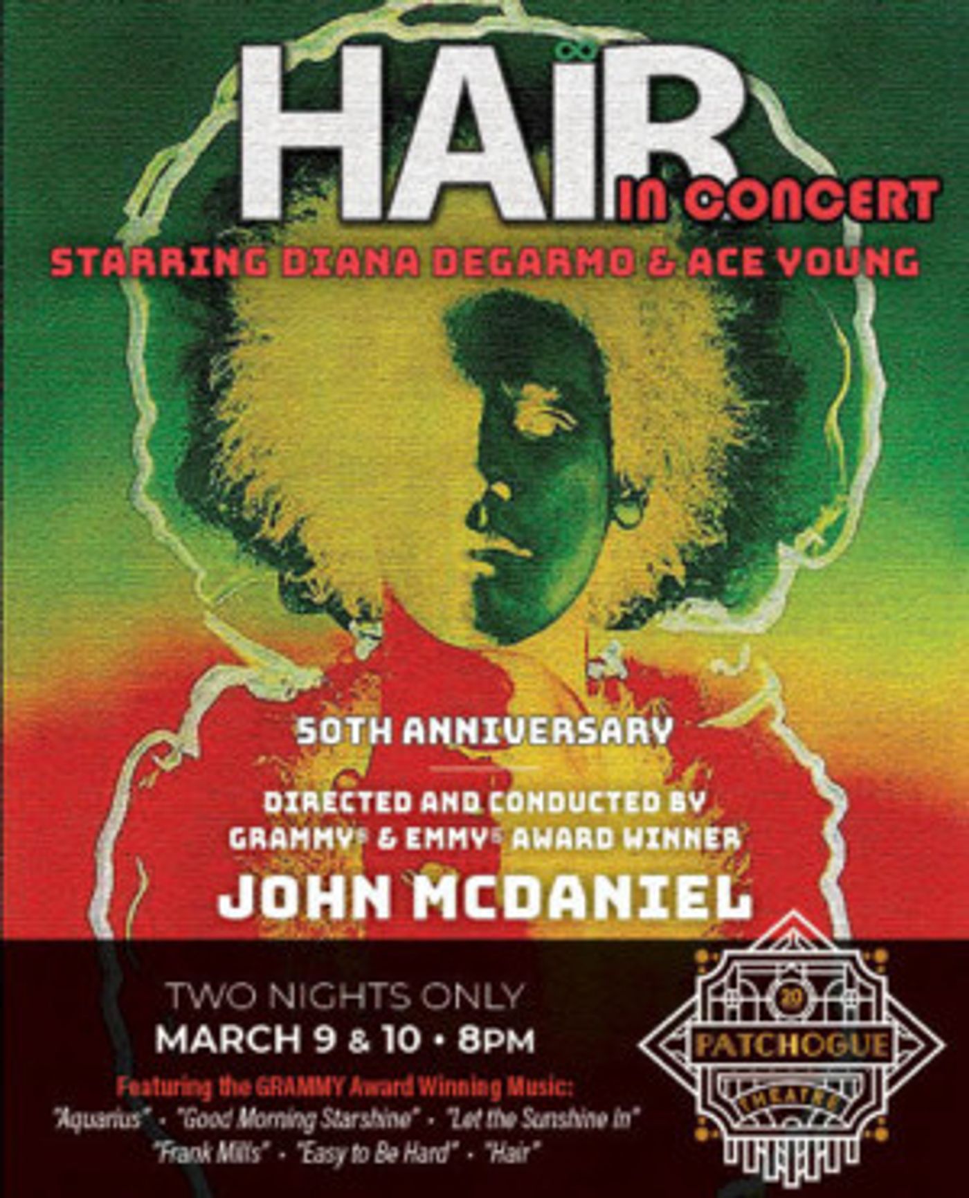 Patchogue Theatre Celebrates 50 Years Of HAIR With A Broadway Caliber Concert!  Image