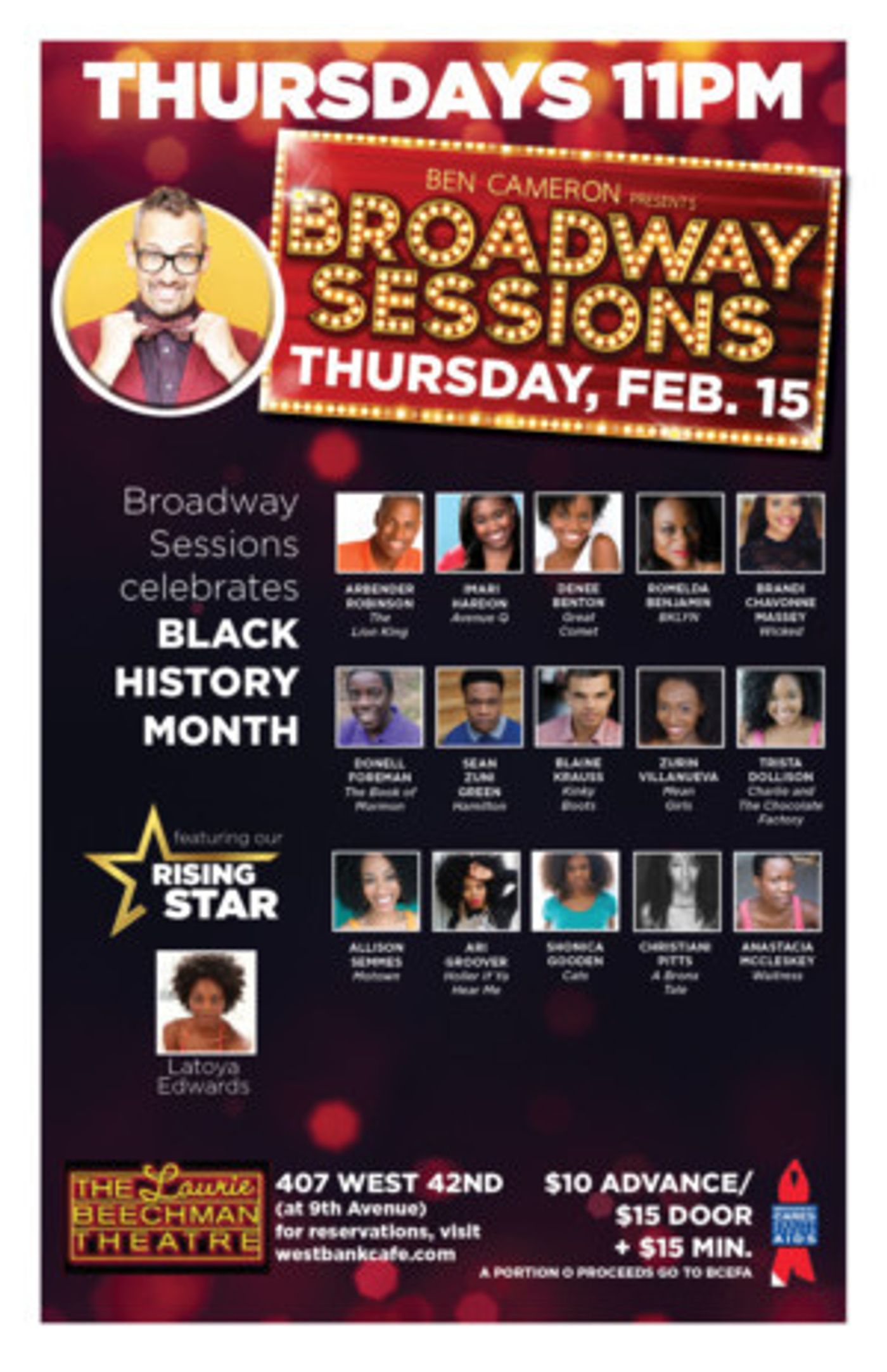 Broadway Sessions Celebrates Black History Month Featuring Denee Benton and More  Image
