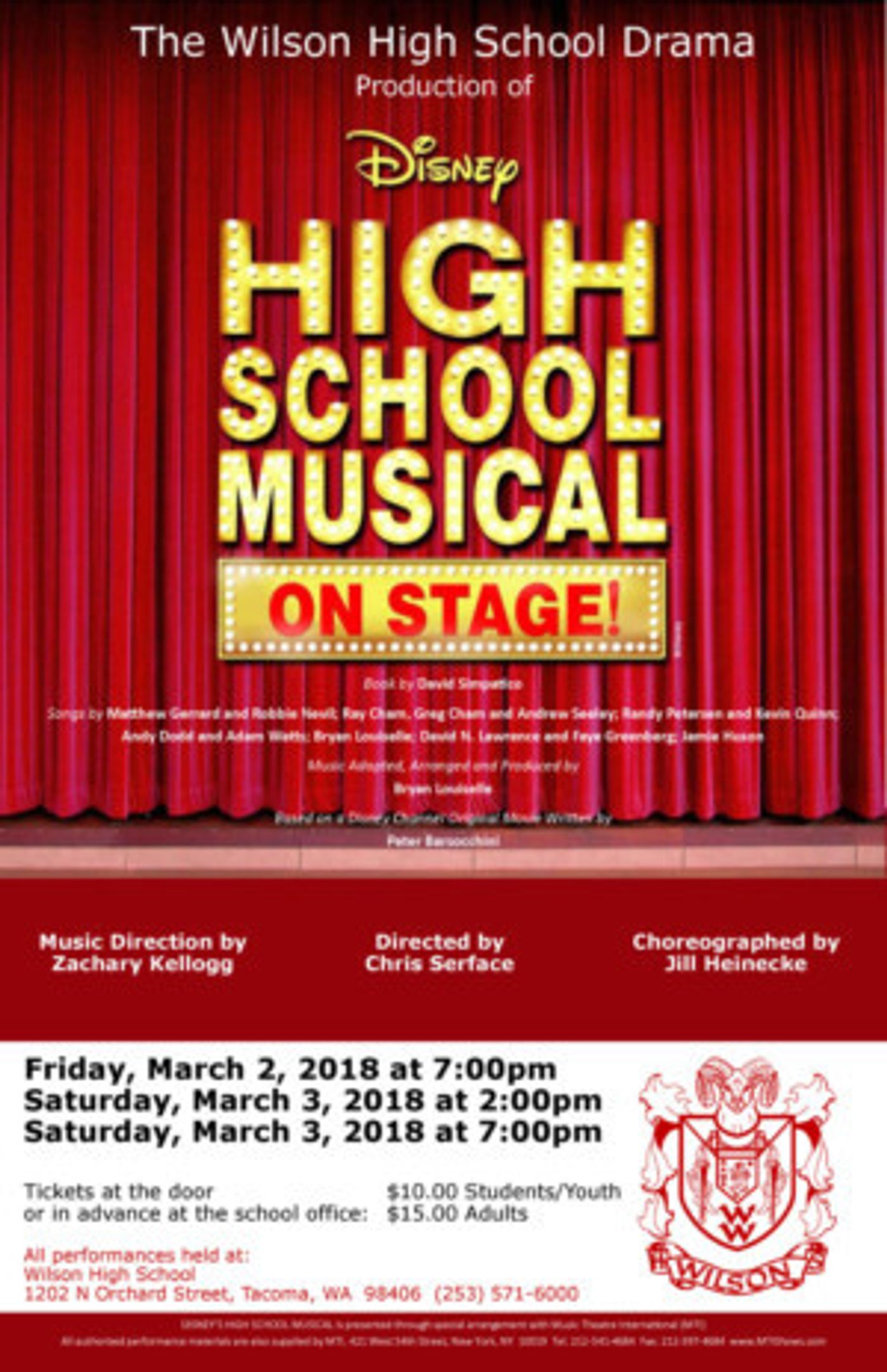 Wilson High School Presents DISNEY'S HIGH SCHOOL MUSICAL  Image