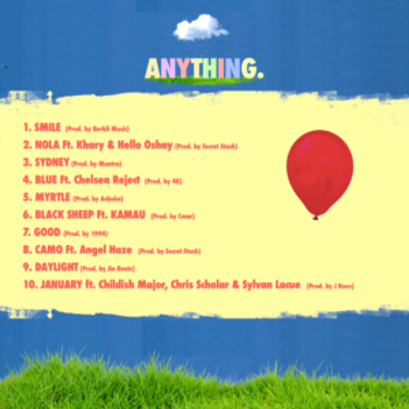 Kota The Friend Releases 'Anything' with Angel Haze, Childish Major, Sylvan LaCue  Image