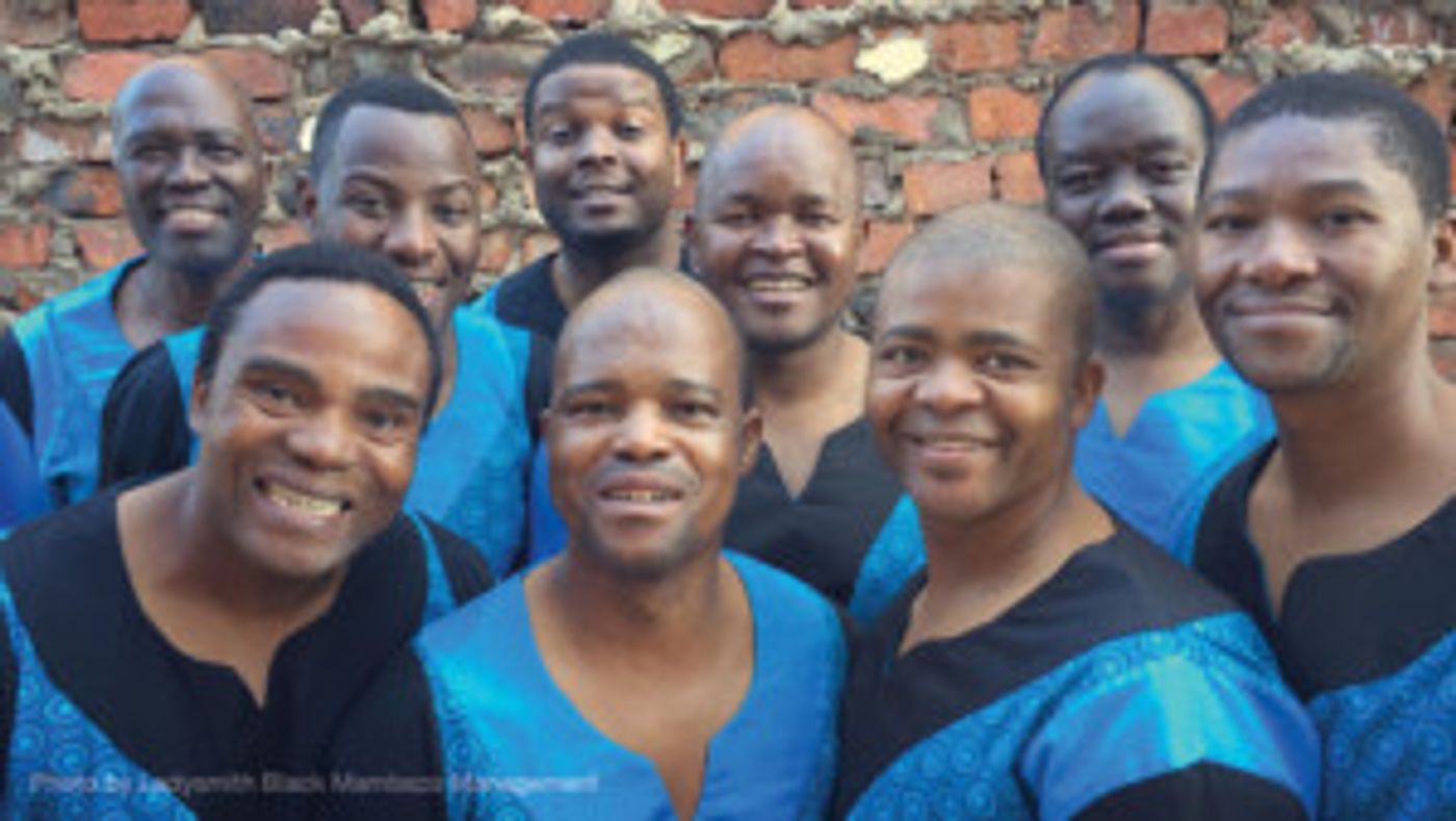 Five-Time Grammy Award-Winning Group, Ladysmith Black Mambazo Comes To The Colonial, 3/9  Image