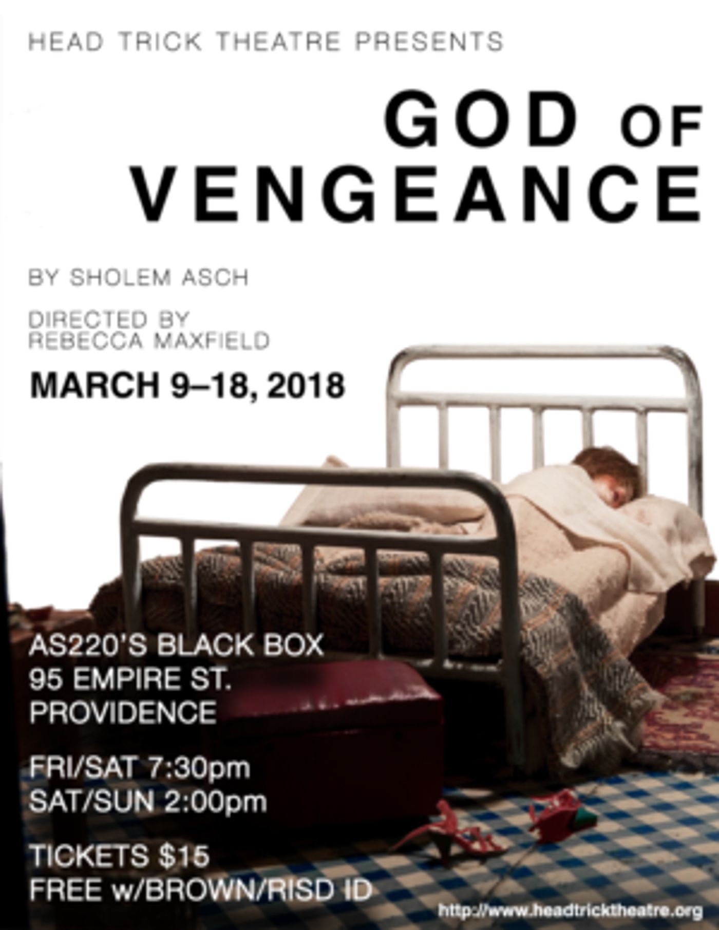 Head Trick Theatre Presents GOD OF VENGEANCE  Image