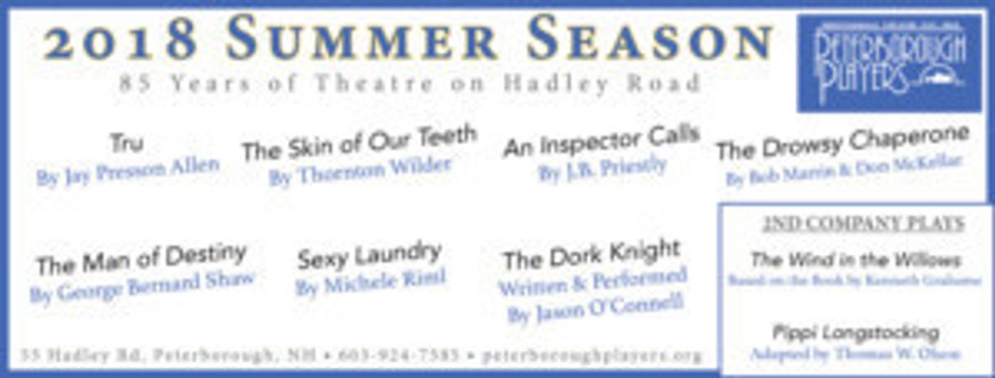 Peterborough Players Announce Their 85th Summer Season  Image