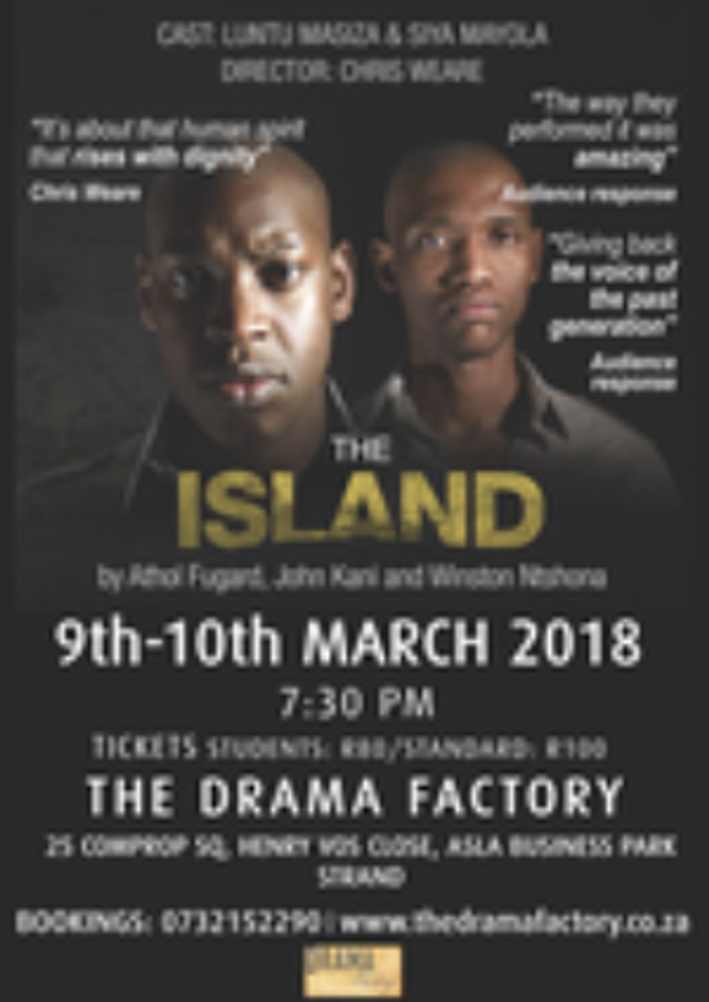 THE ISLAND Comes to The Drama Factory  Image