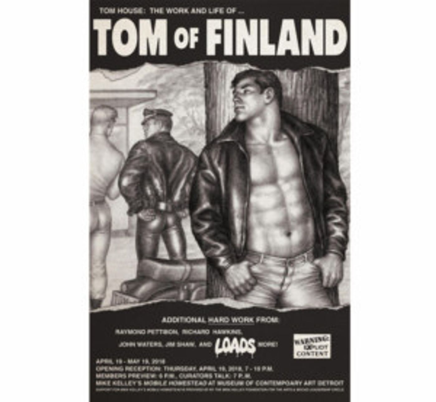 The Museum of Contemporary Art Detroit Presents TOM House: The Work and Life of Tom of Finland  Image