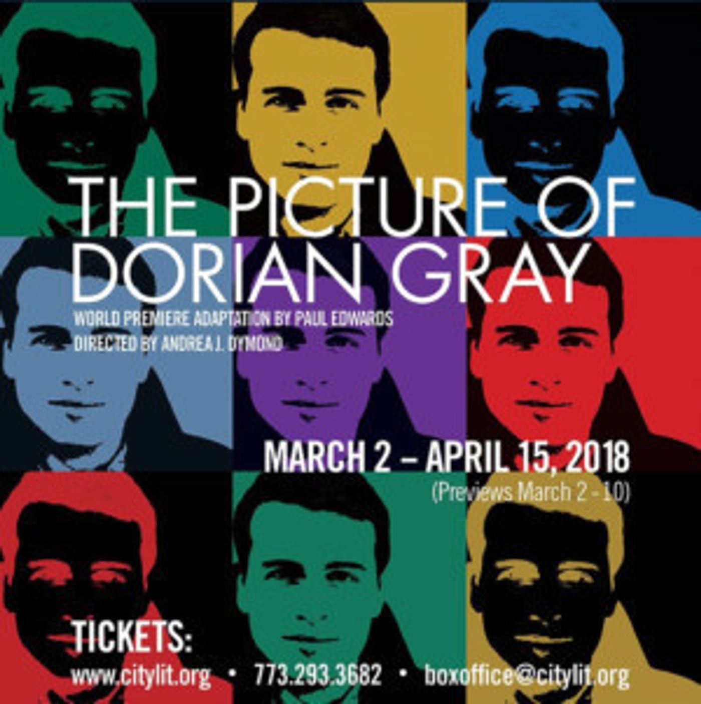THE PICTURE OF DORIAN GRAY Comes to City Lit, 3/11  Image