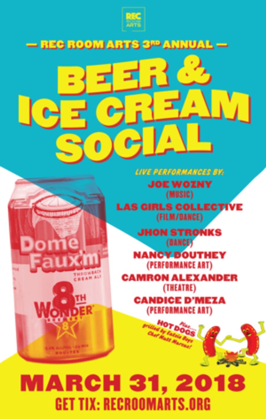 Rec Room Arts Hosts 3rd Annual Beer and Ice Cream Social Image
