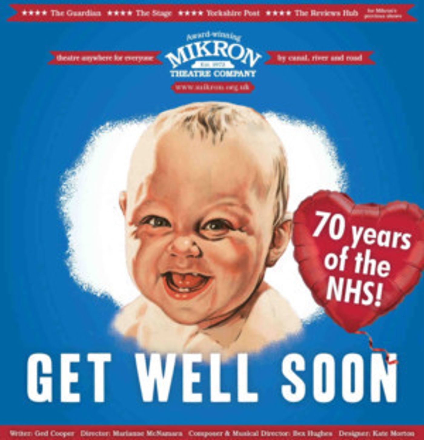 Mikron Theatre Presents GET WELL SOON, Ged Cooper's New Play Celebrating 70 Years of the NHS  Image