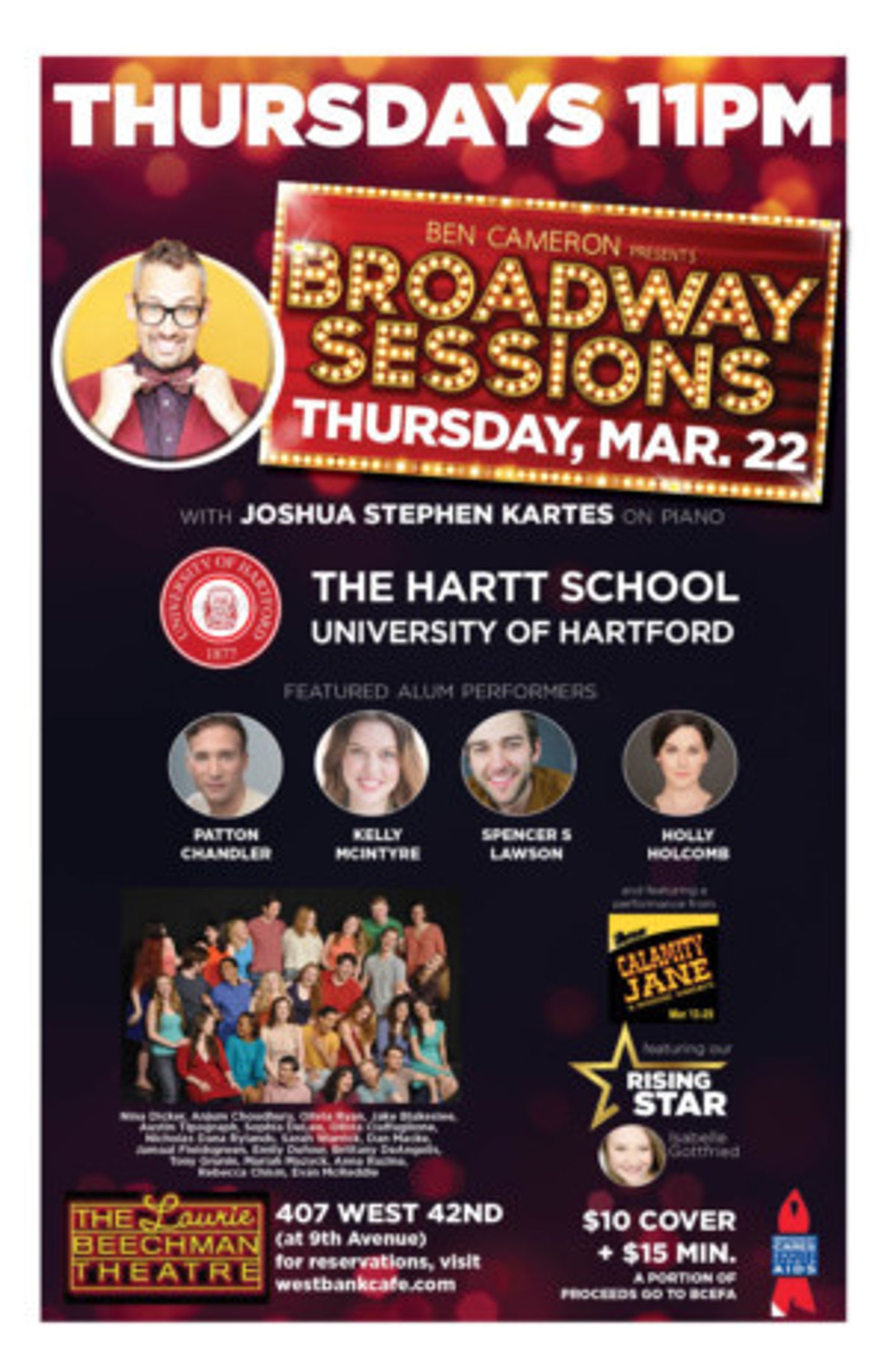 Lineup Announced for Broadway Sessions, 3/22  Image