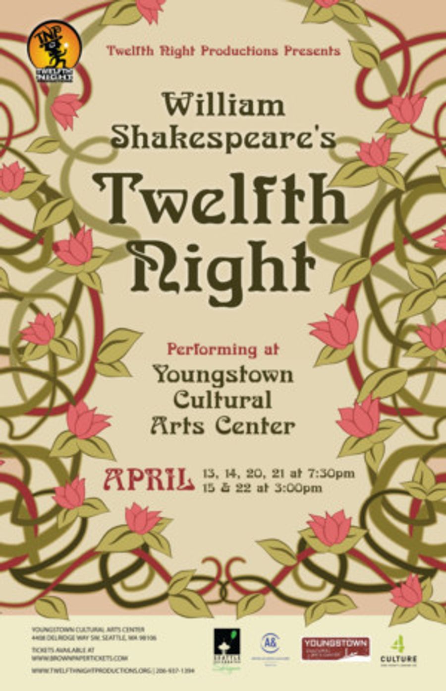 Twelfth Night Productions Celebrates Shakespeare With TWELFTH NIGHT Image