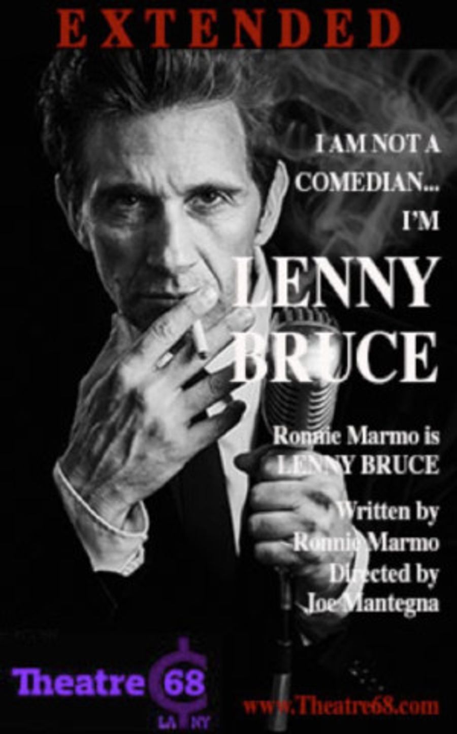 I AM NOT A COMEDIAN...I'M LENNY BRUCE Extends Image