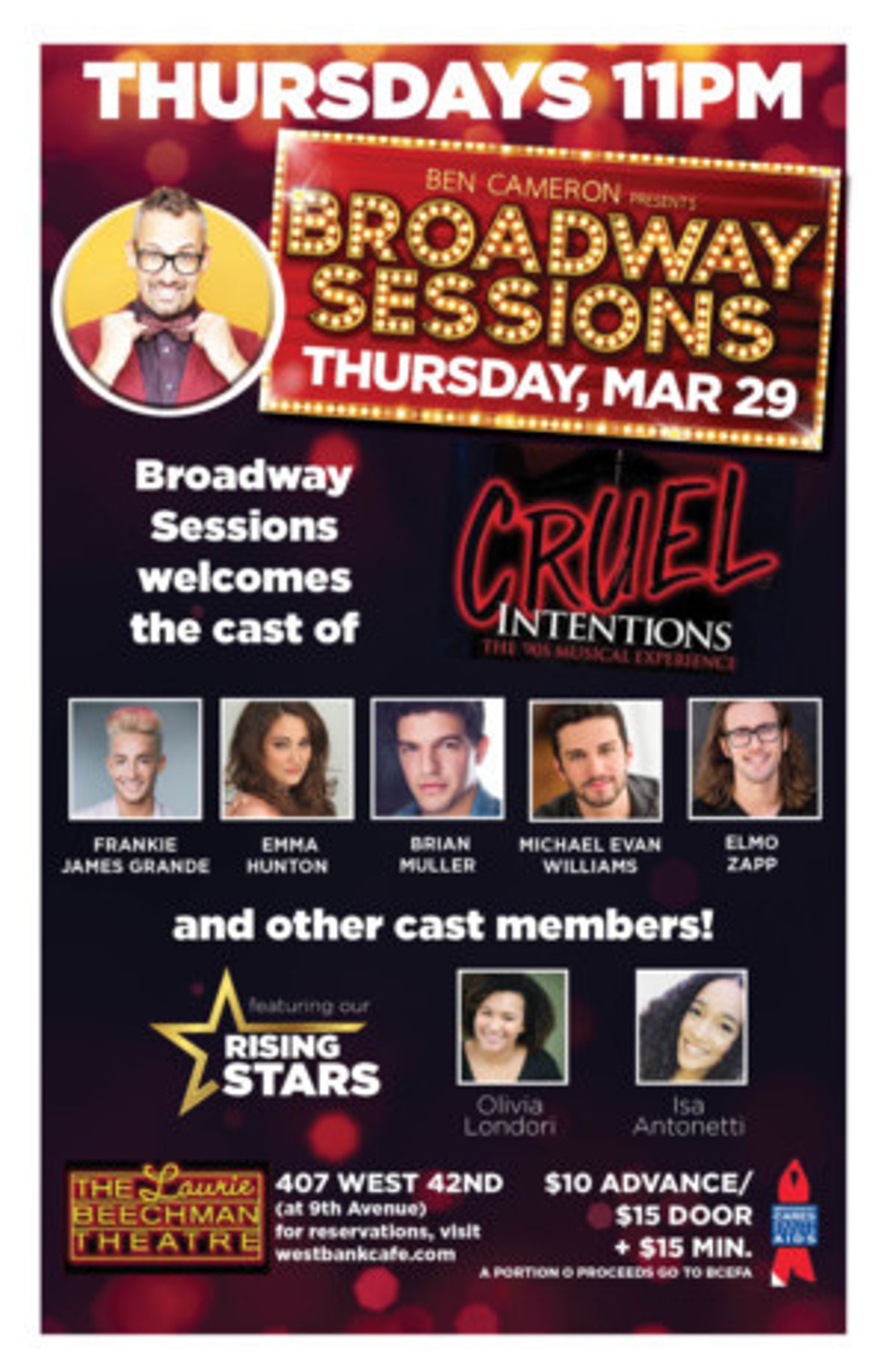 CRUEL INTENTIONS Cast Members Set For Broadway Sessions 3/29  Image