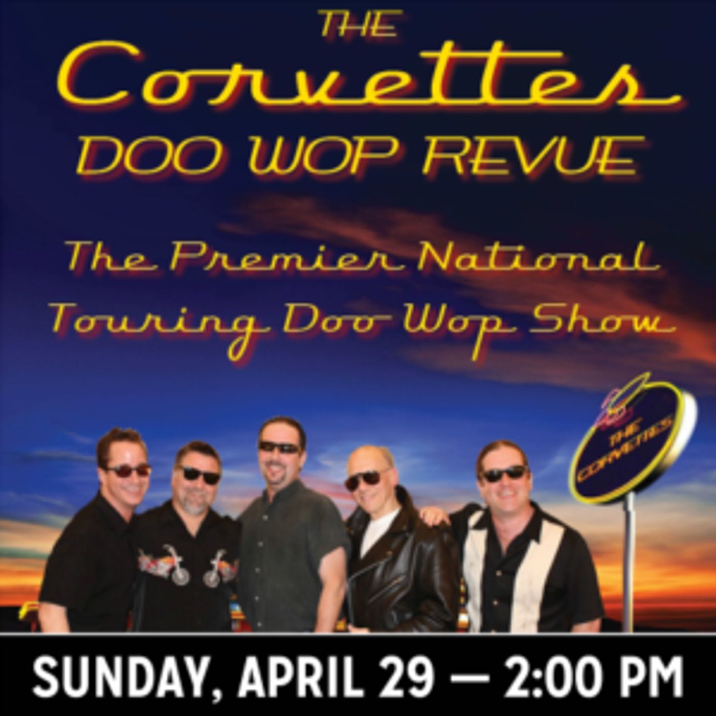 Reagle Presents THE CORVETTES DOO-WOP REVUE  Image