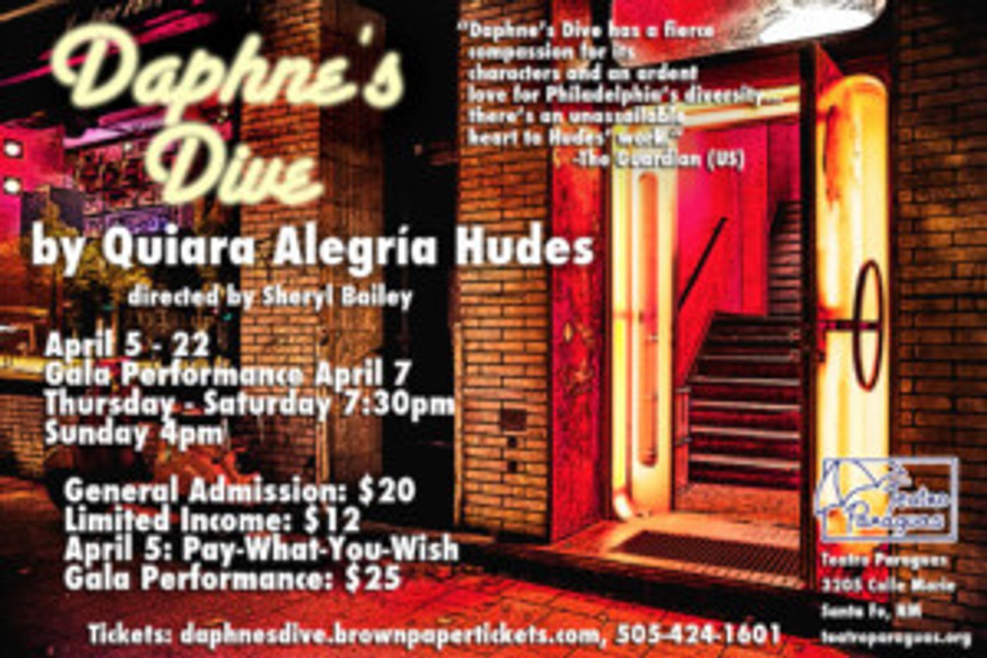 DAPHNE'S DIVE to Celebrate Opening Weekend 4/5!  Image