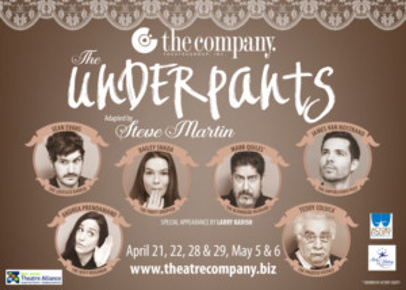 TV's Teddy Coluca To Lead New Jersey's The Company Theatre Group's Production Of Steve Martin's Comedy - THE UNDERPANTS  Image