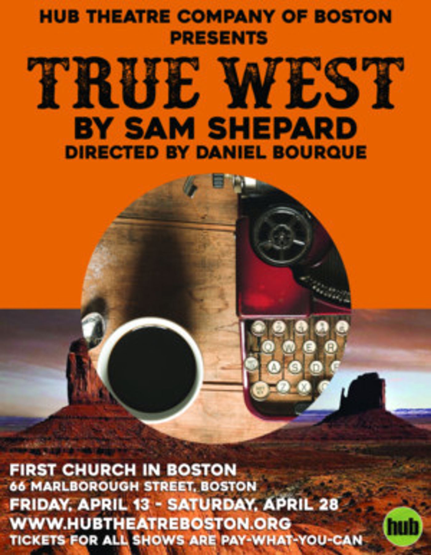 Hub Theatre Company Of Boston Presents Sam Shepard's TRUE WEST  Image