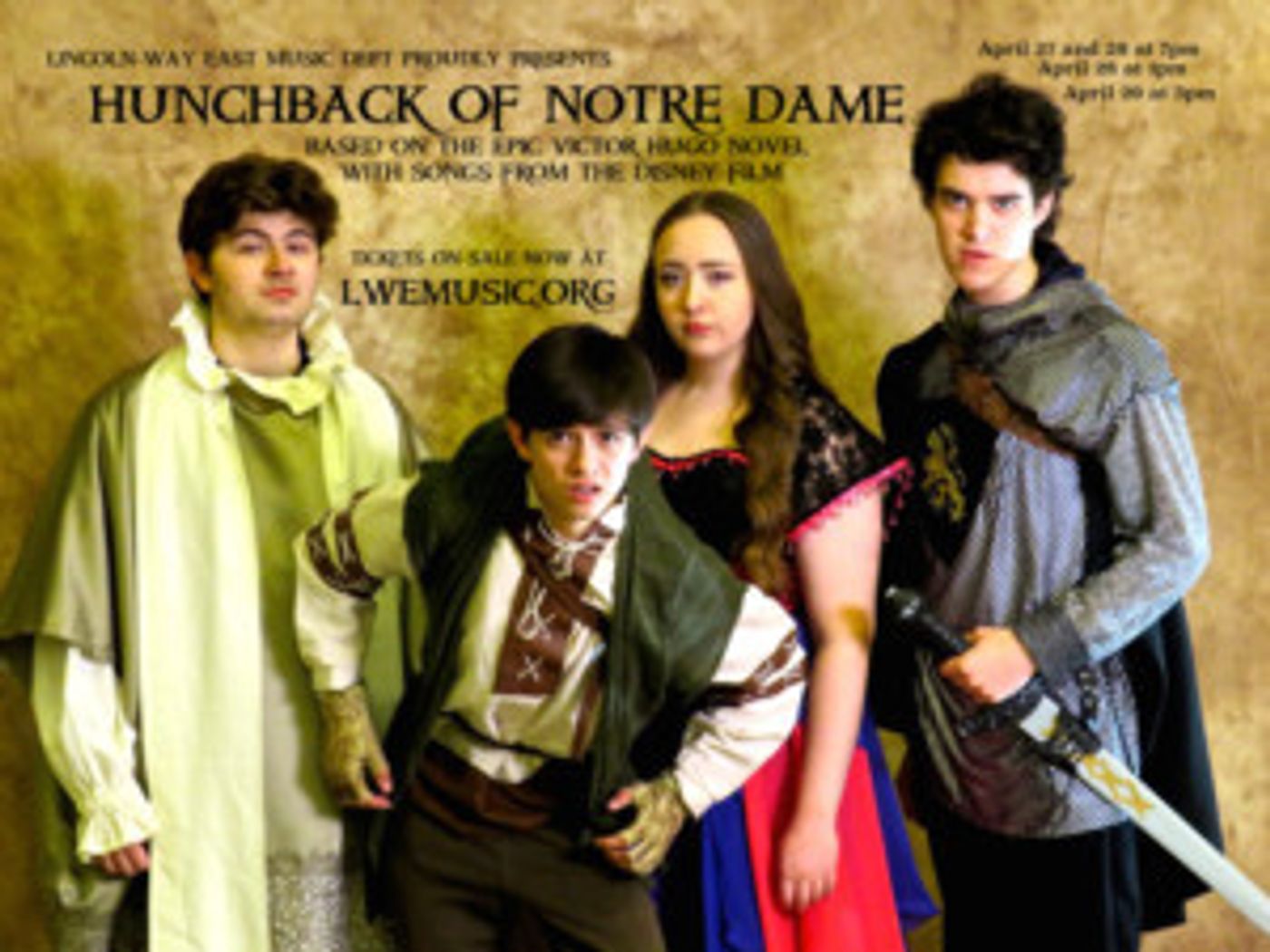 LWE Presents Of Disney's HUNCHBACK OF NOTRE DAME  Image