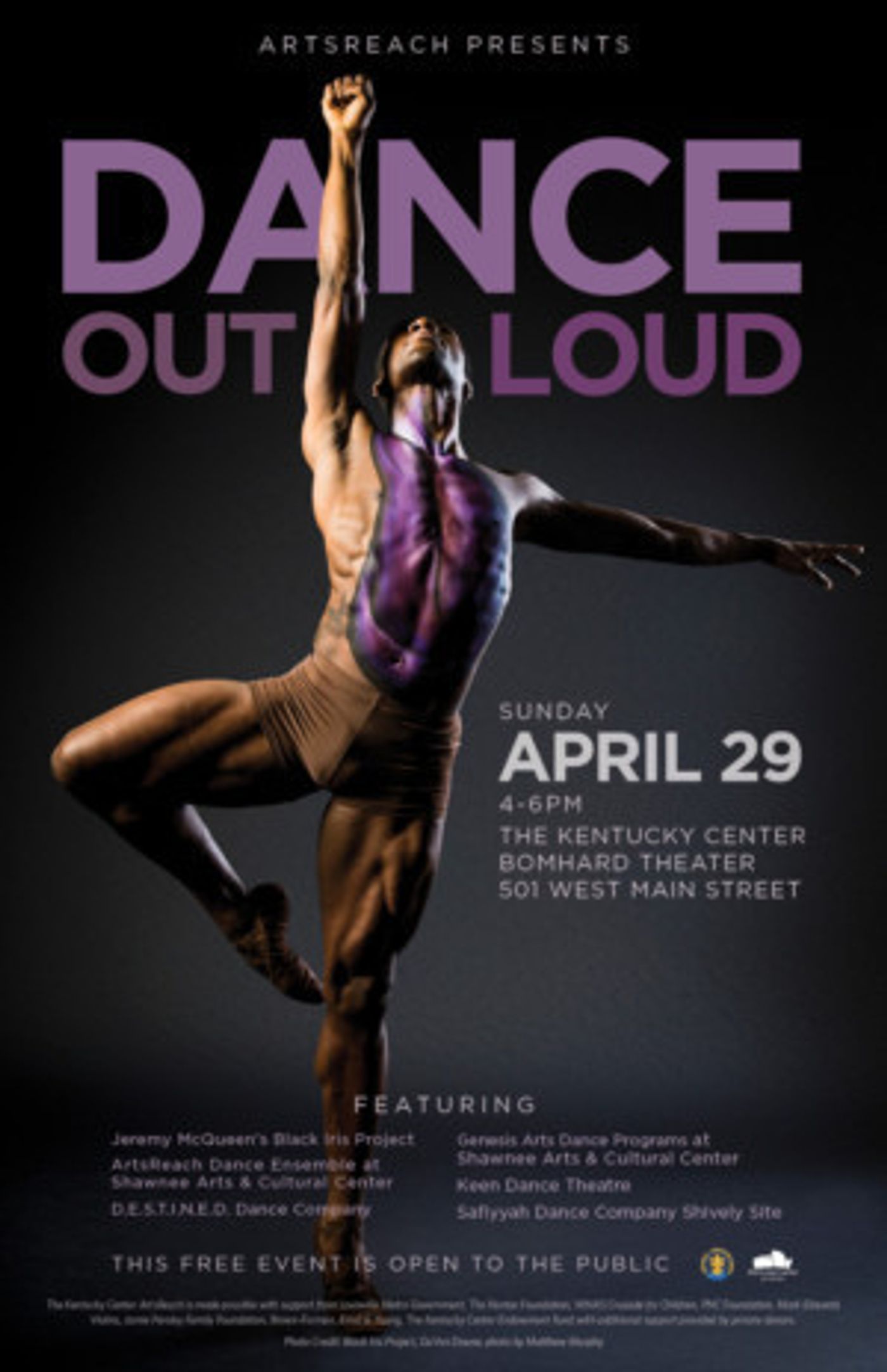 The Kentucky Center's ArtsReach Presents Dance Out Loud Featuring The Black Iris Project  Image
